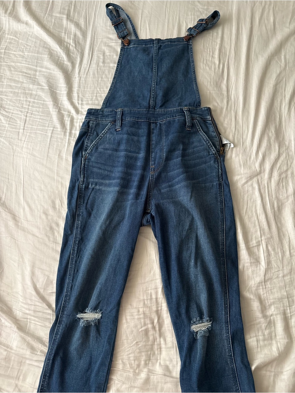Madewell Relaxed Indigo Denim Overalls